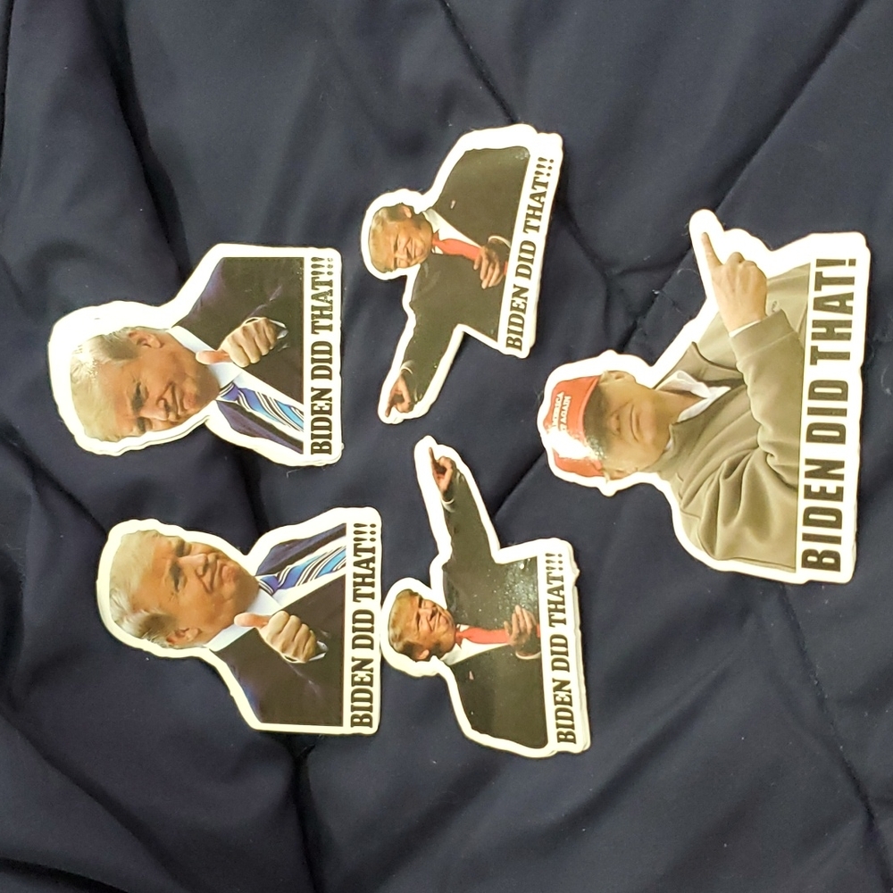 💥50% sale💥"Biden did that" Trump roasting stickers pk 25 #1008